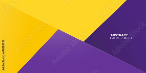 Modern abstract background with lines and shadow. purple and yellow color design. bright poster, banner and business card . vector eps10