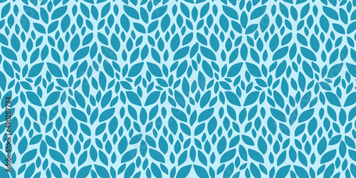 Wallpaper Mural seamless pattern with leaf Torontodigital.ca