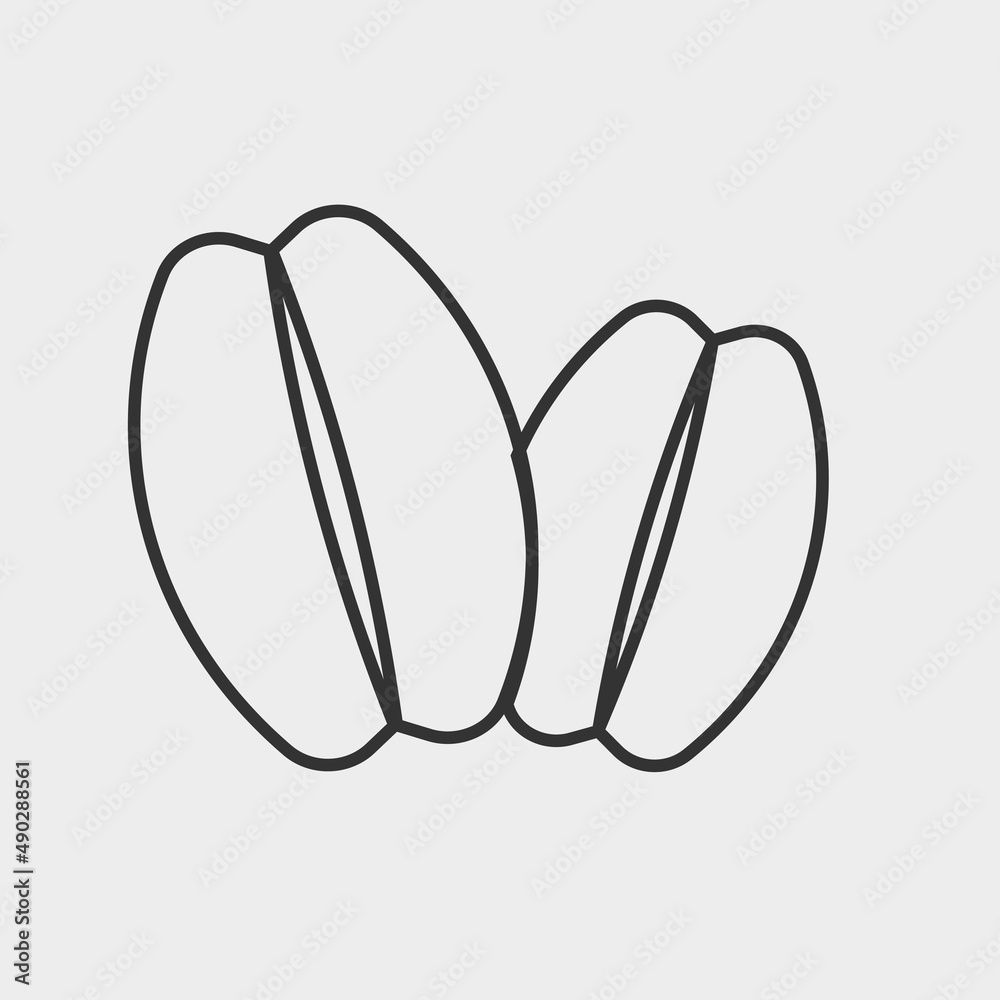 Coffee vector icon illustration sign Coffee vector icon illustration sign