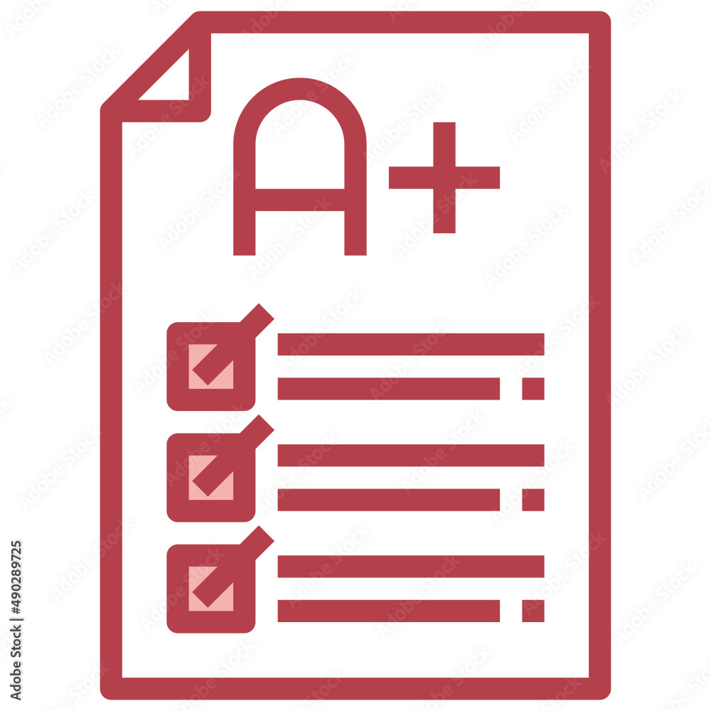 GRADE red line icon,linear,outline,graphic,illustration GRADE red line icon,linear,outline,graphic,illustration