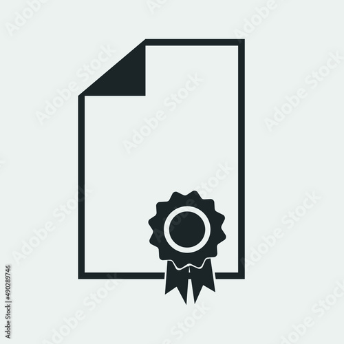 Patent vector icon illustration sign