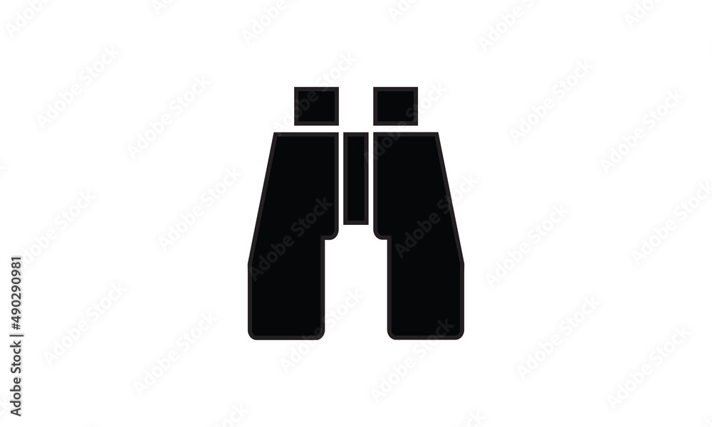 Binoculars observation symbol icon Binoculars observation symbol icon