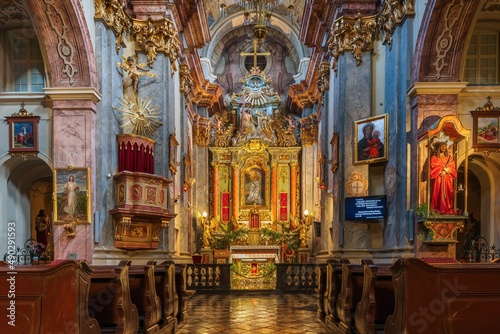 Wnętrze Kościoła Bonifratrów w Krakowie © Michal45