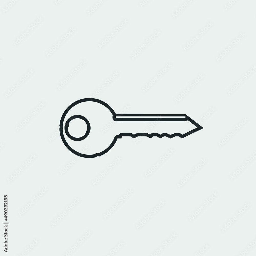 Keys vector icon illustration sign Keys vector icon illustration sign