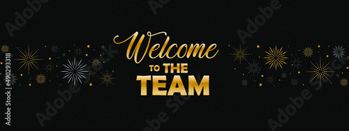 welcome to the team	