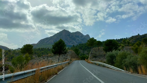 road in mountains