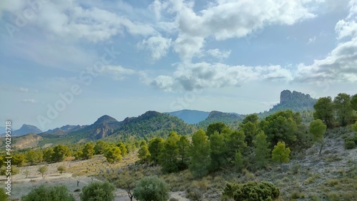 view of the mountains