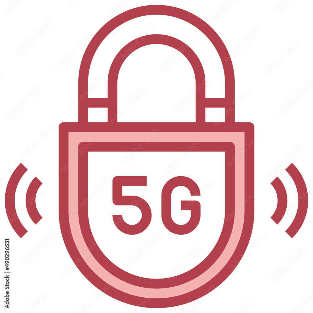 LOCK red line icon,linear,outline,graphic,illustration LOCK red line icon,linear,outline,graphic,illustration
