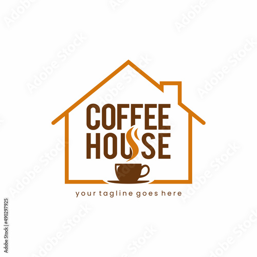 coffee house logo design. vector eps 10	
