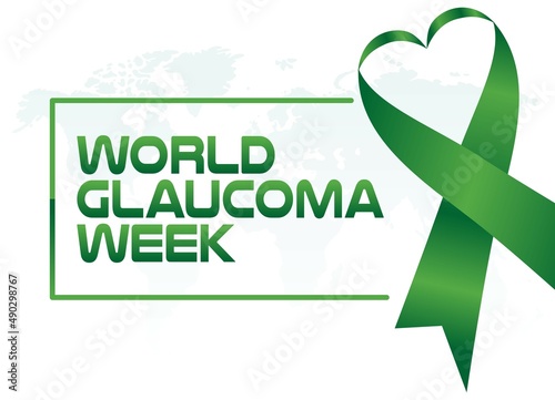 vector graphic of world glaucoma day good for world glaucoma day celebration. flat design. flyer design.flat illustration.