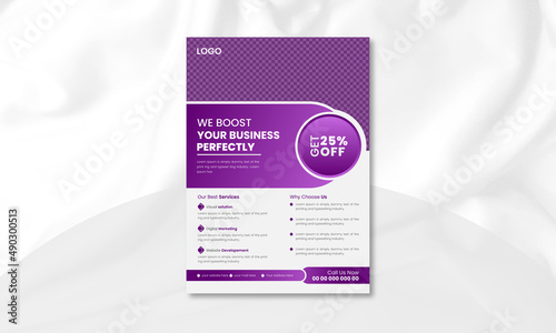 Modern Trendy Business Flyer Design Template. Brochure cover banner design, business posters, modern business banners and leaflets.and leaflets.