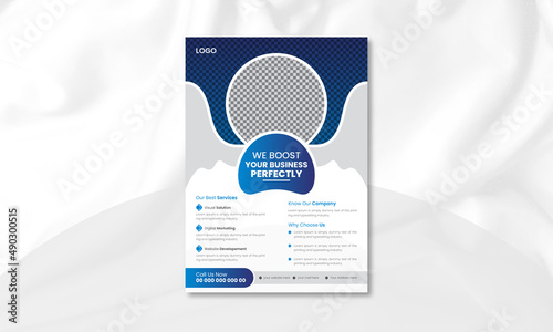 Modern Trendy Business Flyer Design Template. Brochure cover banner design, business posters, modern business banners and leaflets.and leaflets.