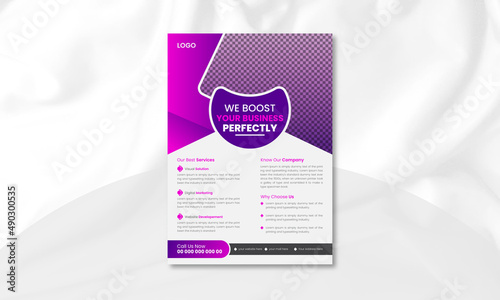 Modern Trendy Business Flyer Design Template. Brochure cover banner design, business posters, modern business banners and leaflets.and leaflets.