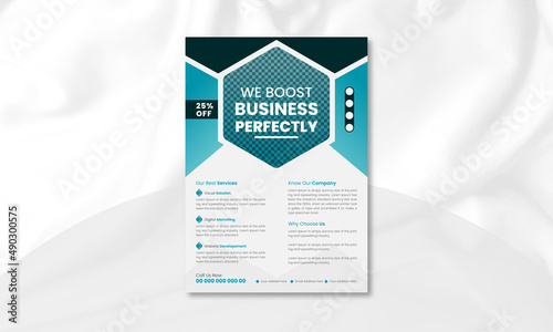 Modern Trendy Business Flyer Design Template. Brochure cover banner design, business posters, modern business banners and leaflets.and leaflets.
