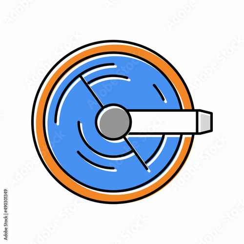 industrial water filtration process color icon vector illustration