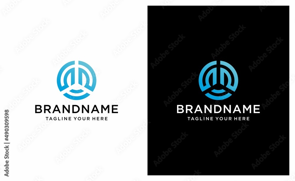 Inspiration logo initial letter T abstract with tech style. on a black and white background. Inspiration logo initial letter T abstract with tech style. on a black and white background.