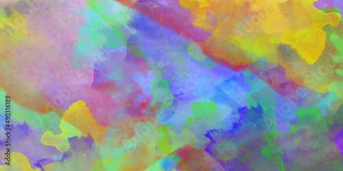 Abstract colorful bright ink and watercolor textures on black paper background. Paint leaks and ombre effects. Hand painted abstract image. Fantasy smooth light red abstract watercolor.
