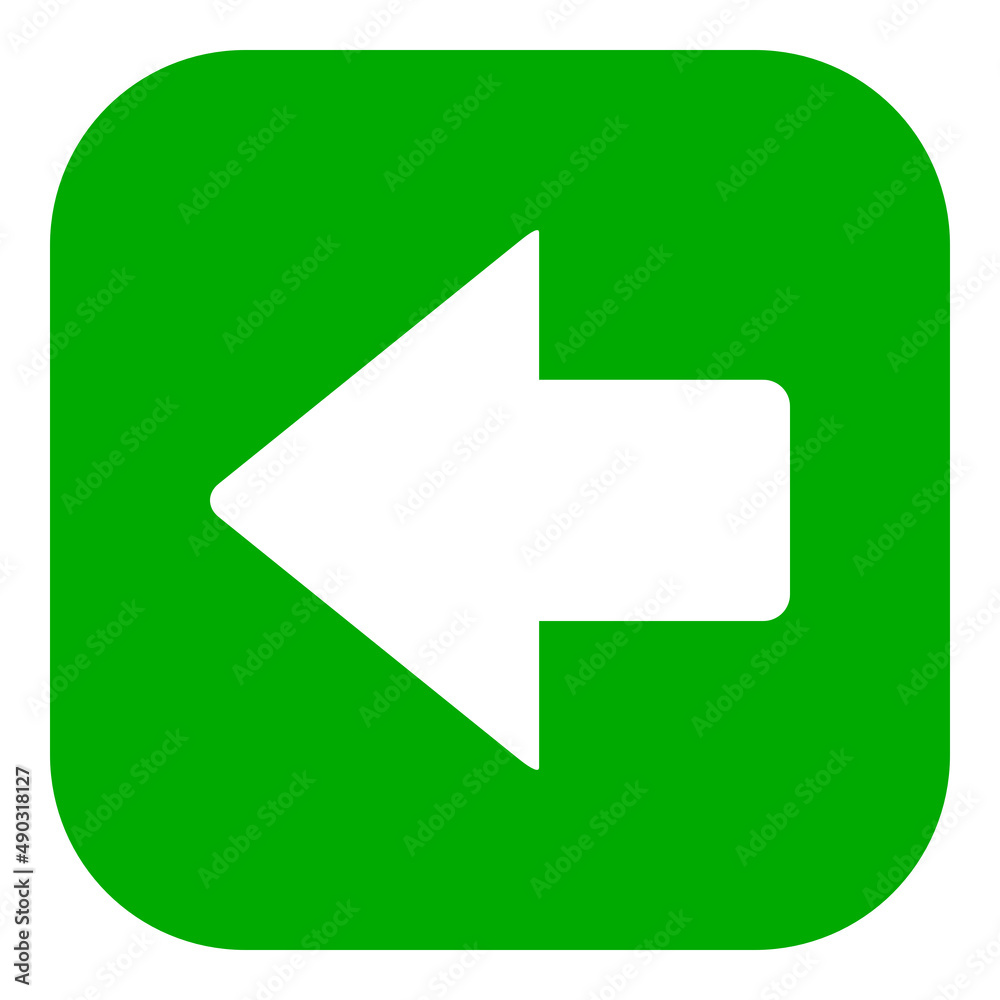 Pfeil nach links und App Icon Pfeil nach links und App Icon