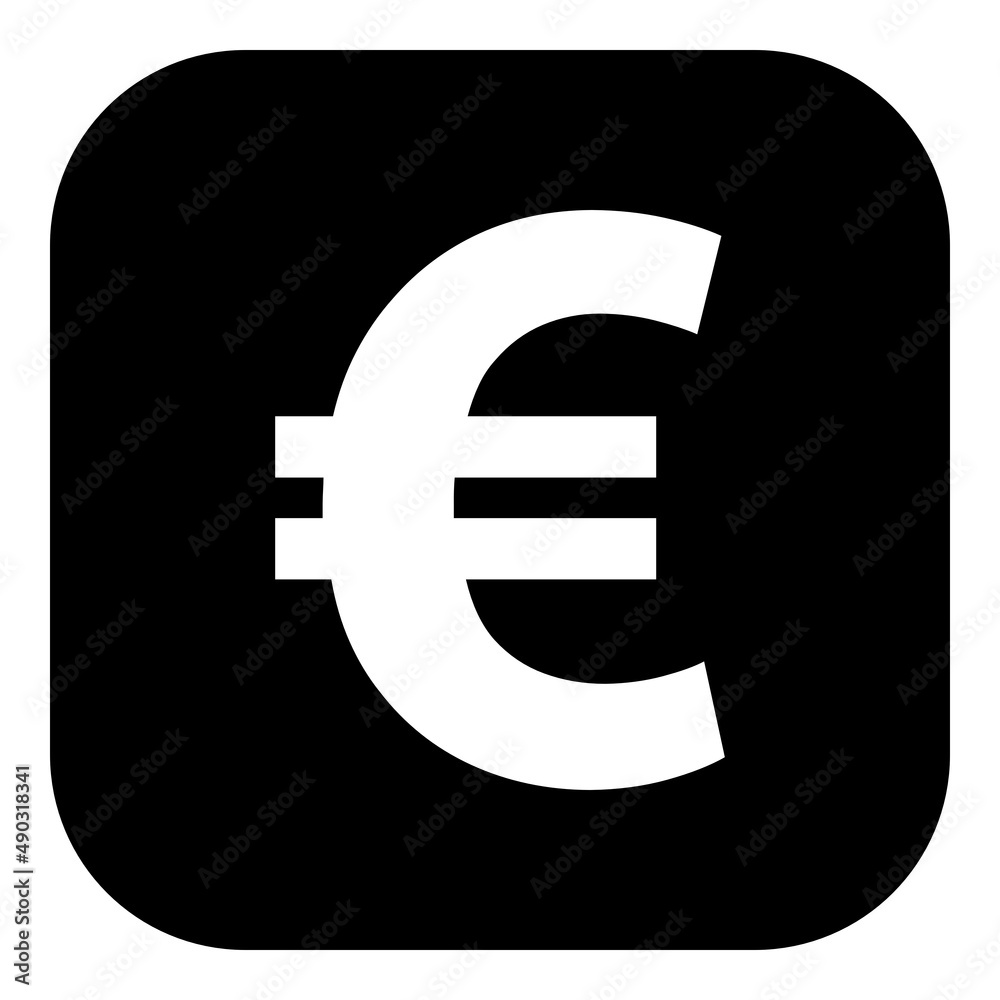 Obraz premium Euro und App Icon