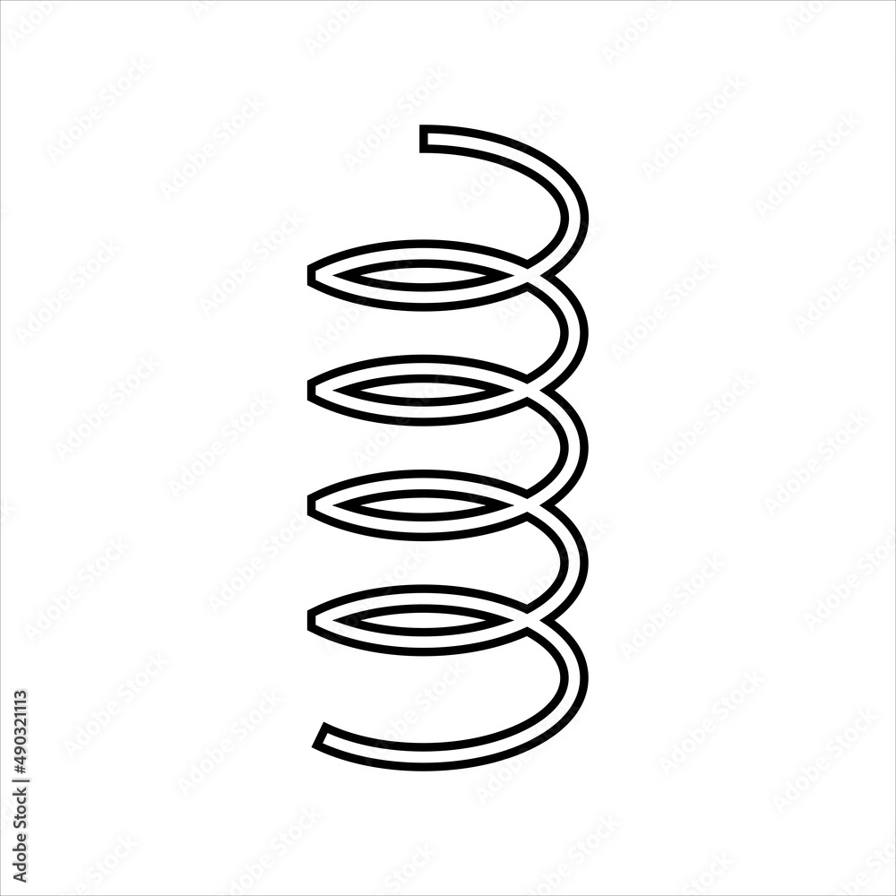Spring icon in line style Spring icon in line style
