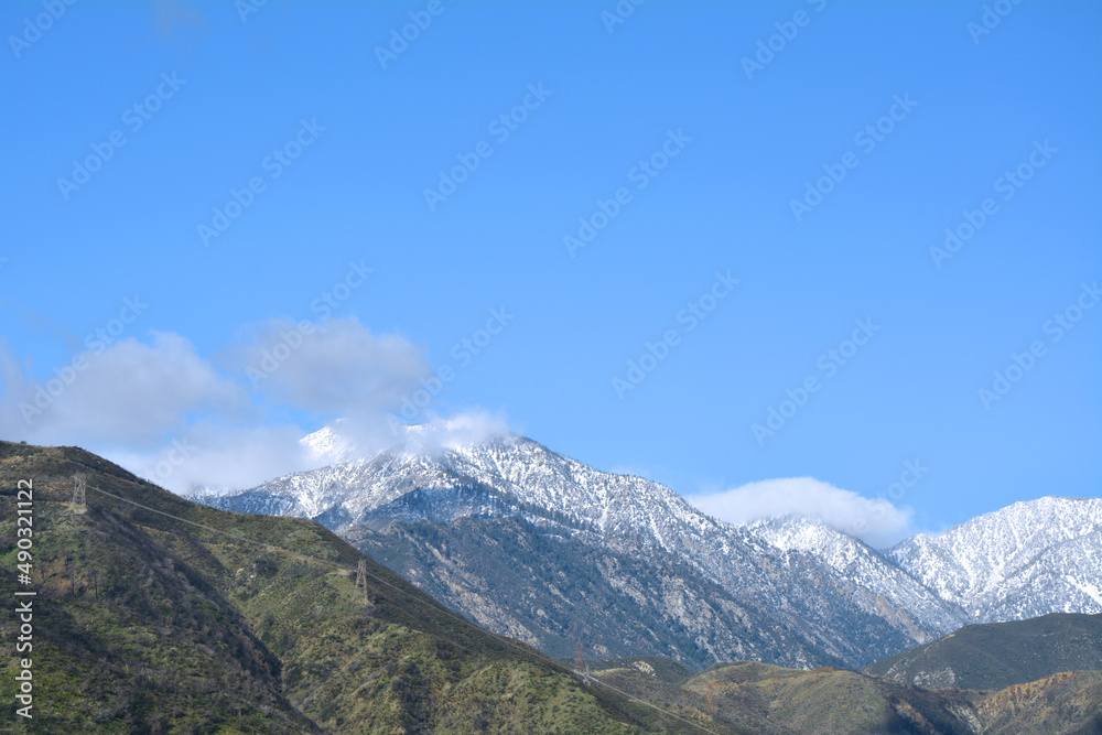 Mountains behind Los Angeles, California, USA. Mountains behind Los Angeles, California, USA.