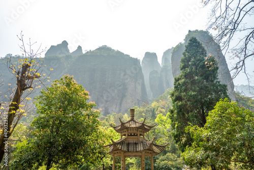 Scenery of Yandang Mountain National Geopark, Wenzhou city, Zhejiang Province, China photo