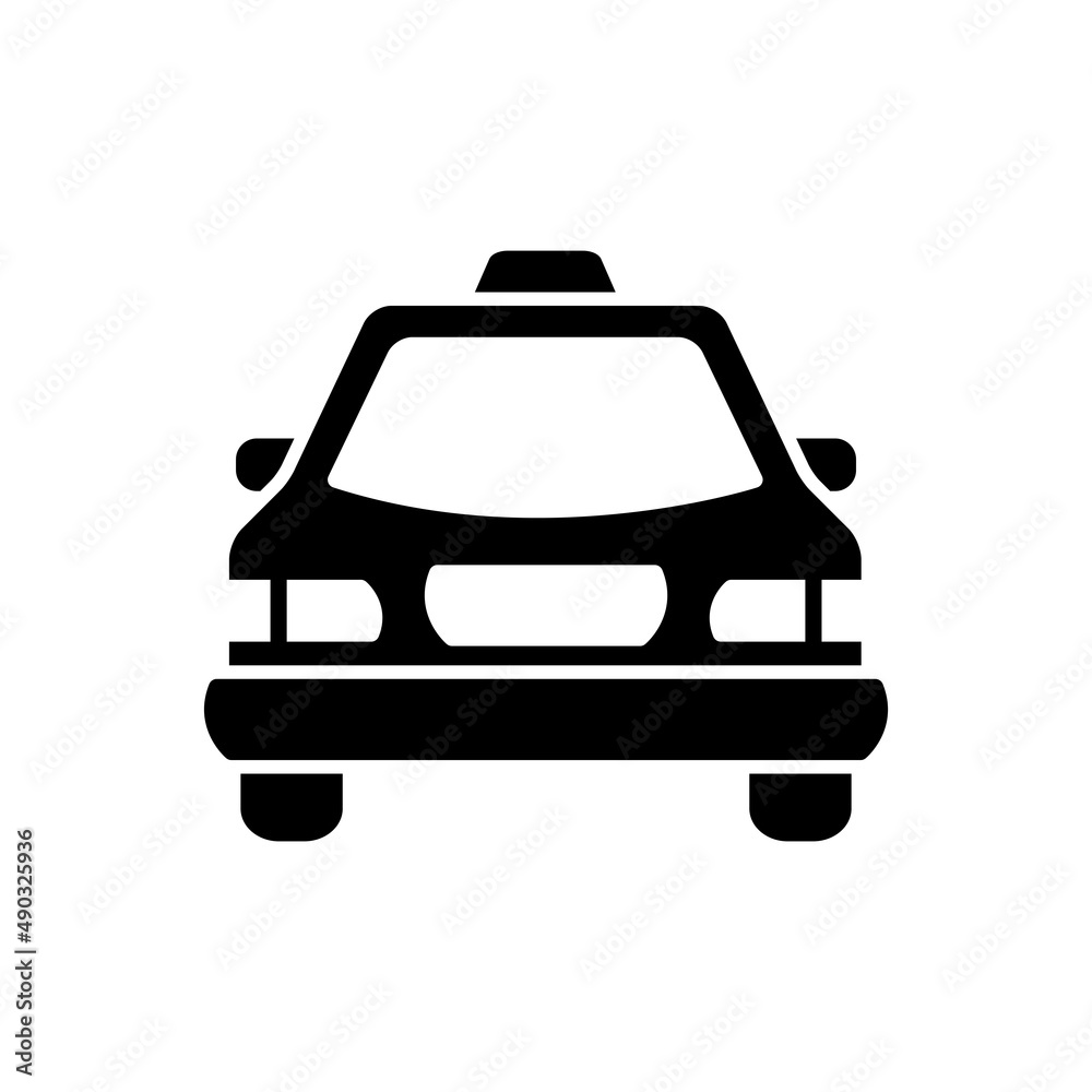 Taxi Icon Logo Design Vector Template Illustration