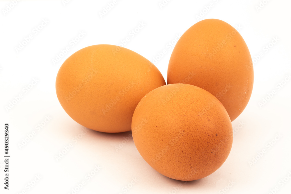 The Netherlands, February 2022. A carton of eggs with feathers on a white background. The Netherlands, February 2022. A carton of eggs with feathers on a white background.