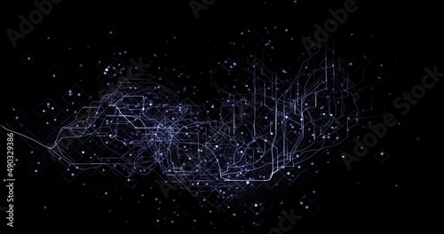 futuristic technology abstract background