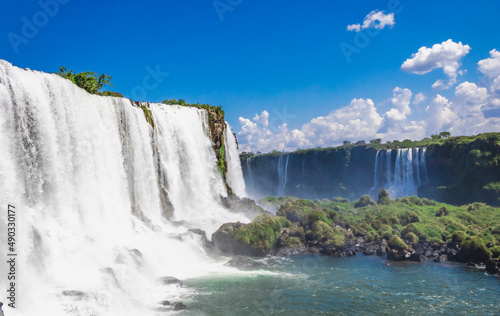 waterfall in the mountains Iguazu