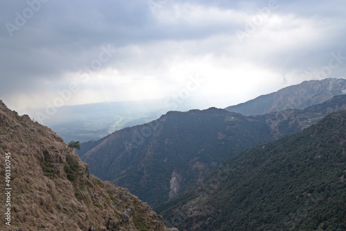 mountain view in uttrakhand india 