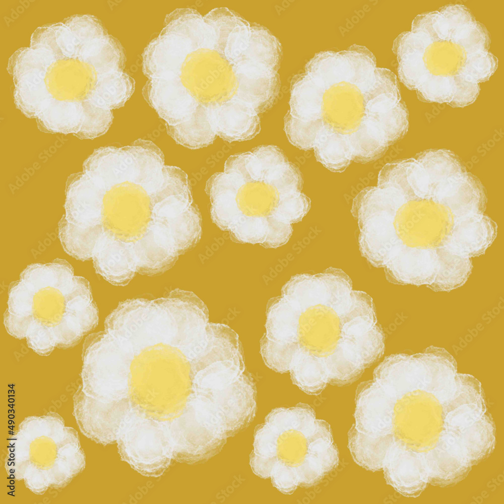 Fototapeta premium flowers,spring flowers,dandelions,daisies,wildflowers,forest flowers