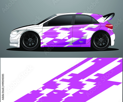 Rally car decal graphic wrap vector  abstract background Rally car decal graphic wrap vector  abstract background 