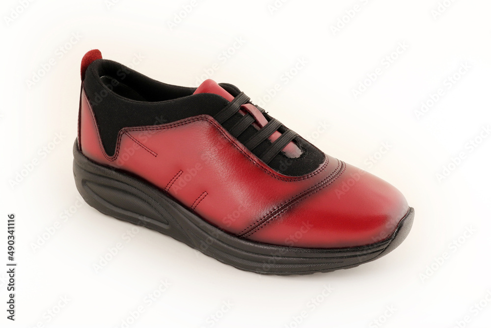 Leather and comfortable women's shoes.