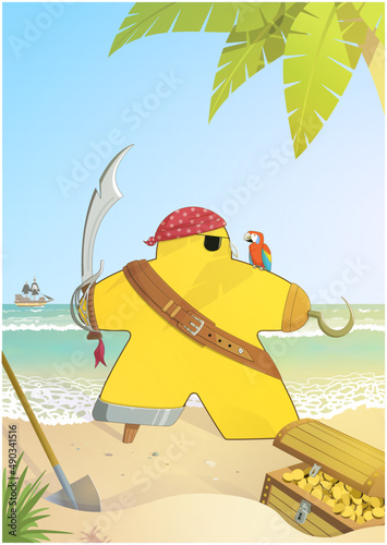 Pirate Meeple