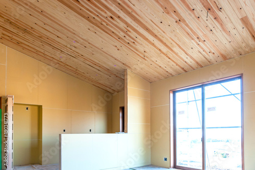 木造住宅建築現場