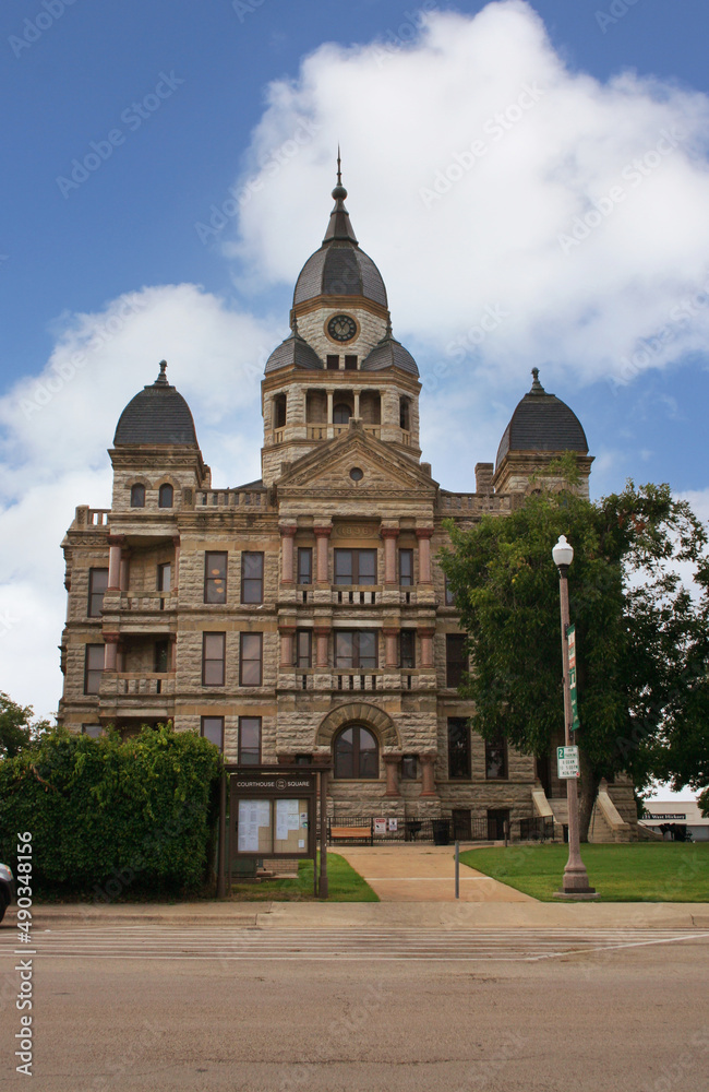 Denton County Courthouse in downtown Denton, TX