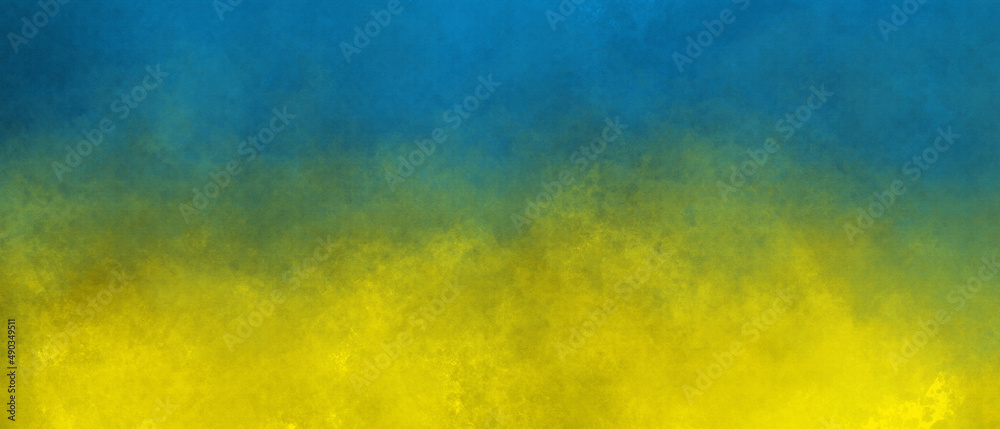 Ukraine grunge flag background. Stop war in Ukraine.