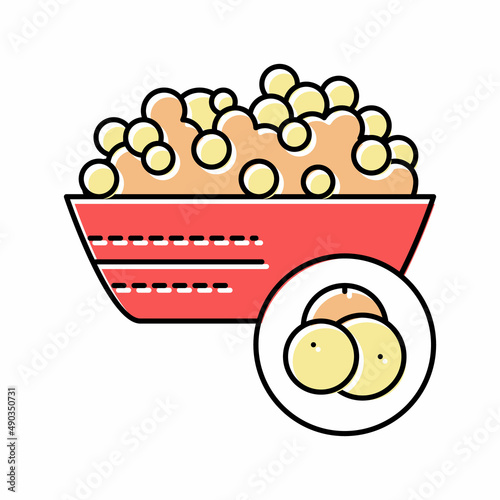 som groat color icon vector illustration