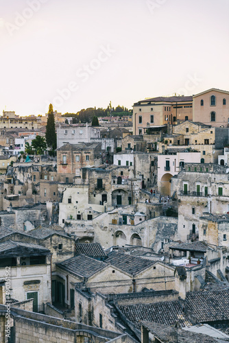 Fototapeta Naklejka Na Ścianę i Meble -  Beautiful view of Matera. City of Basilicata.