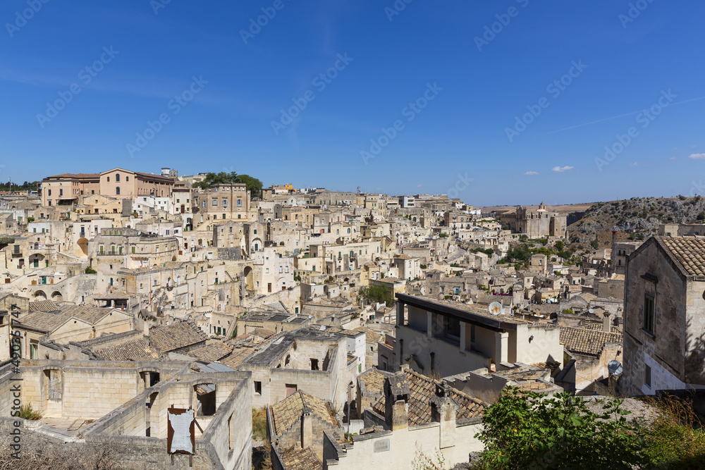 Beautiful view of Matera. City of Basilicata.