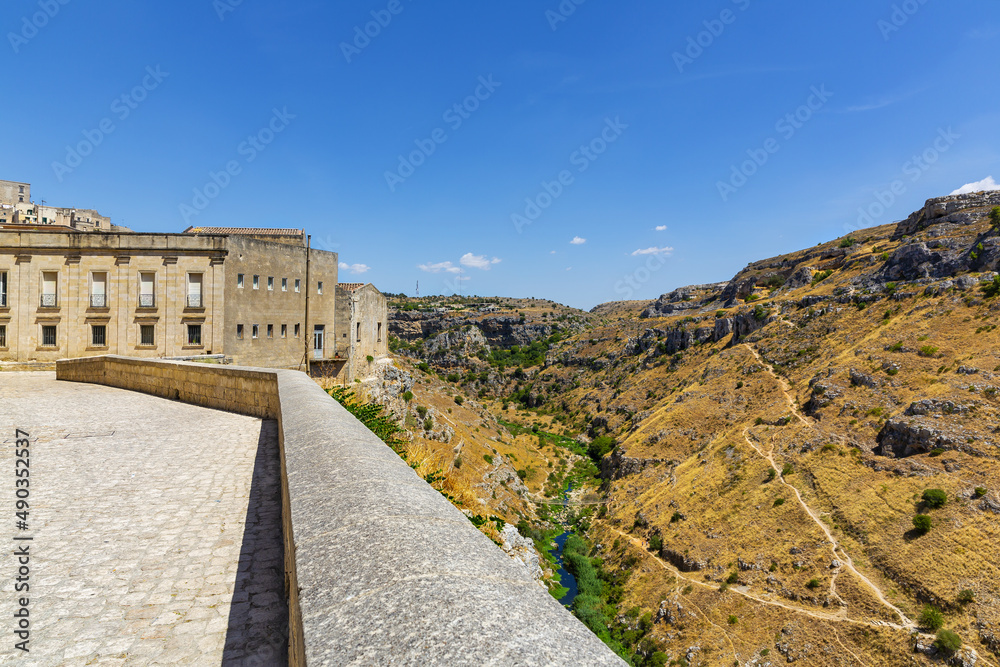 Beautiful view of Matera. City of Basilicata.
