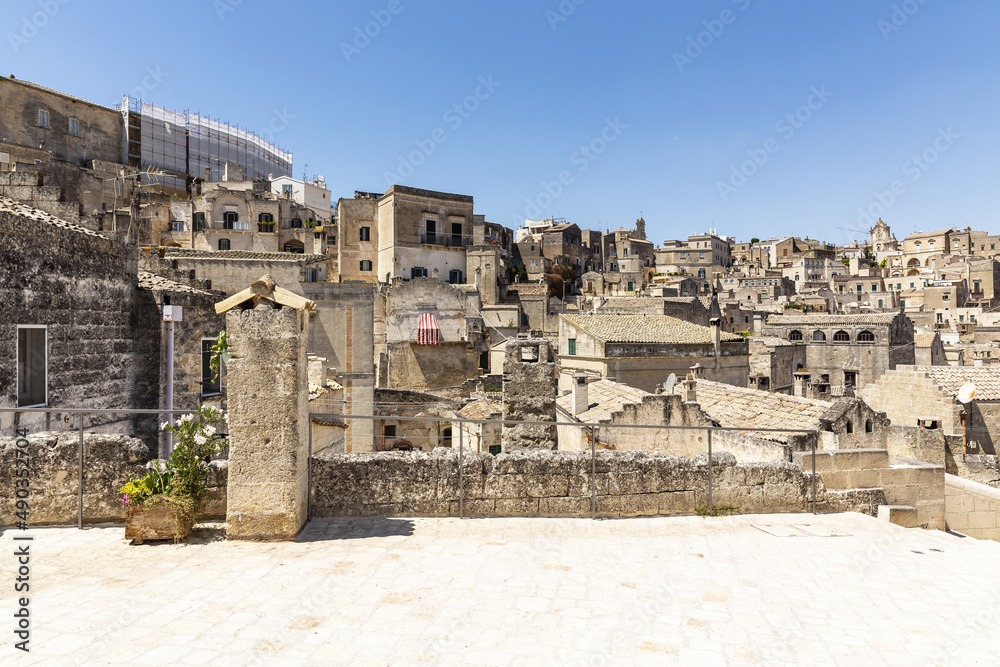 Beautiful view of Matera. City of Basilicata. Beautiful view of Matera. City of Basilicata.