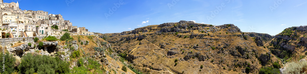 Beautiful view of Matera. City of Basilicata. Beautiful view of Matera. City of Basilicata.