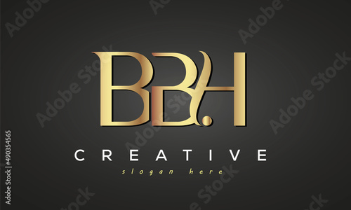 BBH creative luxury logo design photo