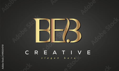BEB creative luxury logo design photo