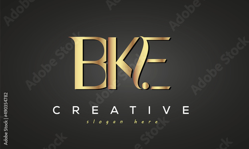 BKE creative luxury logo design photo