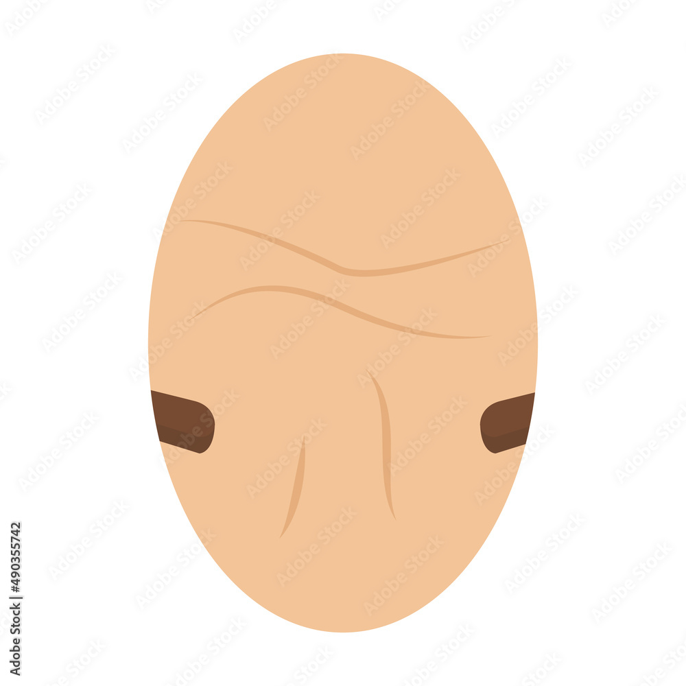 Wrinkled male skin closeup for beauty concept design. Facial rejuvenation and anti-aging therapy in men. Vector illustration Wrinkled male skin closeup for beauty concept design. Facial rejuvenation and anti-aging therapy in men. Vector illustration