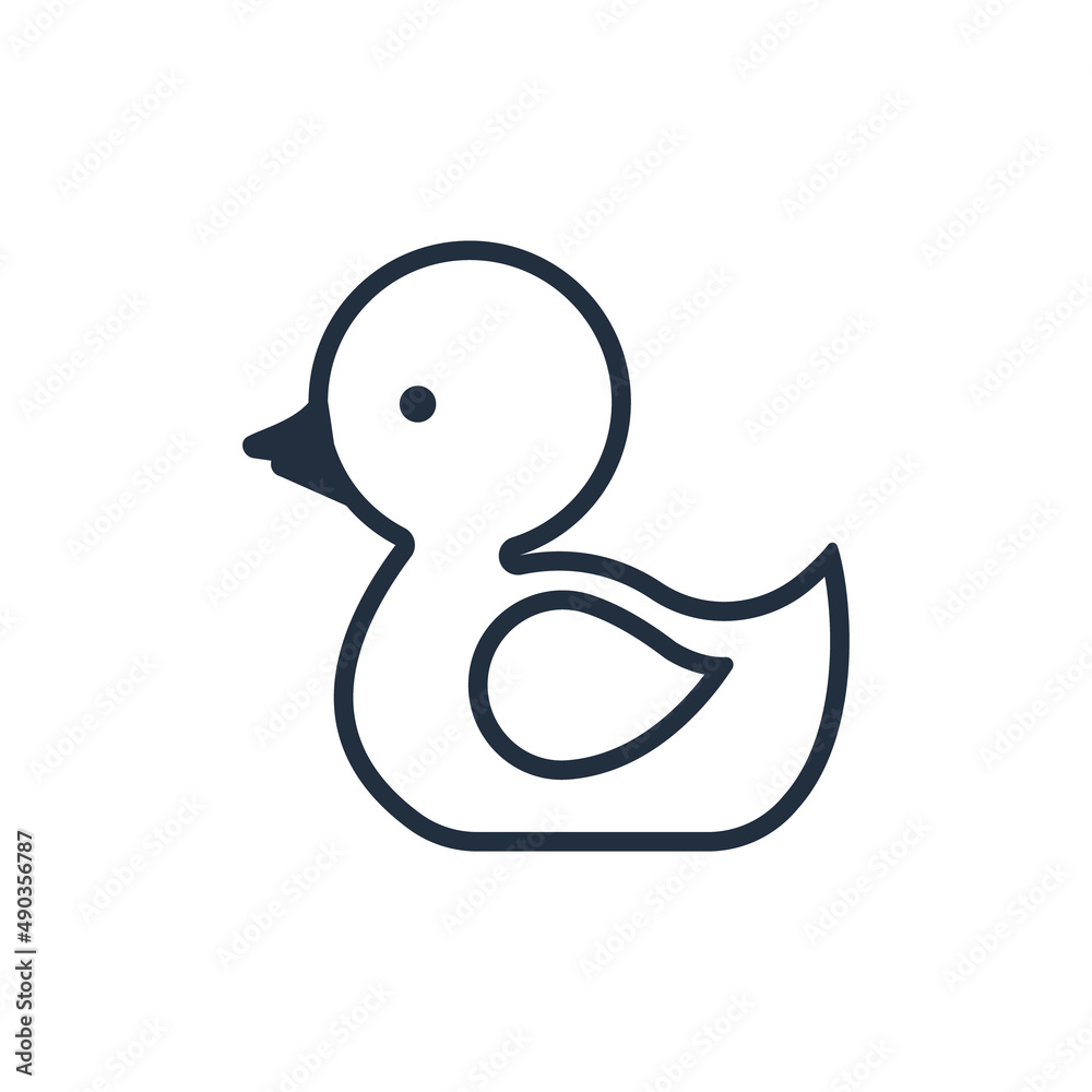 Little duck icon, Vector and Illustration. Little duck icon, Vector and Illustration.