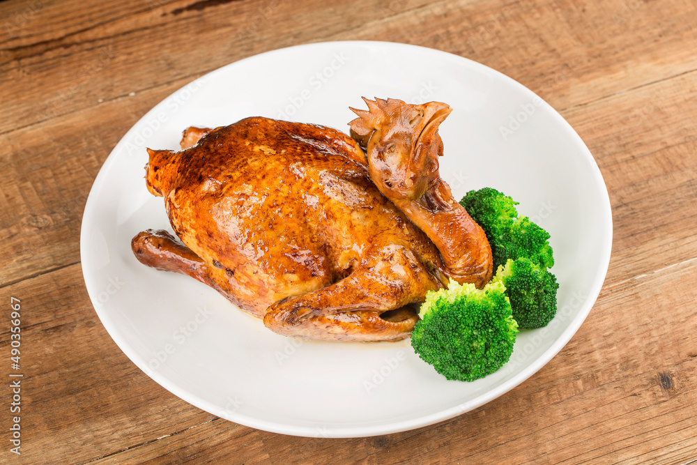 A Chinese delicacy: soy sauce chicken A Chinese delicacy: soy sauce chicken